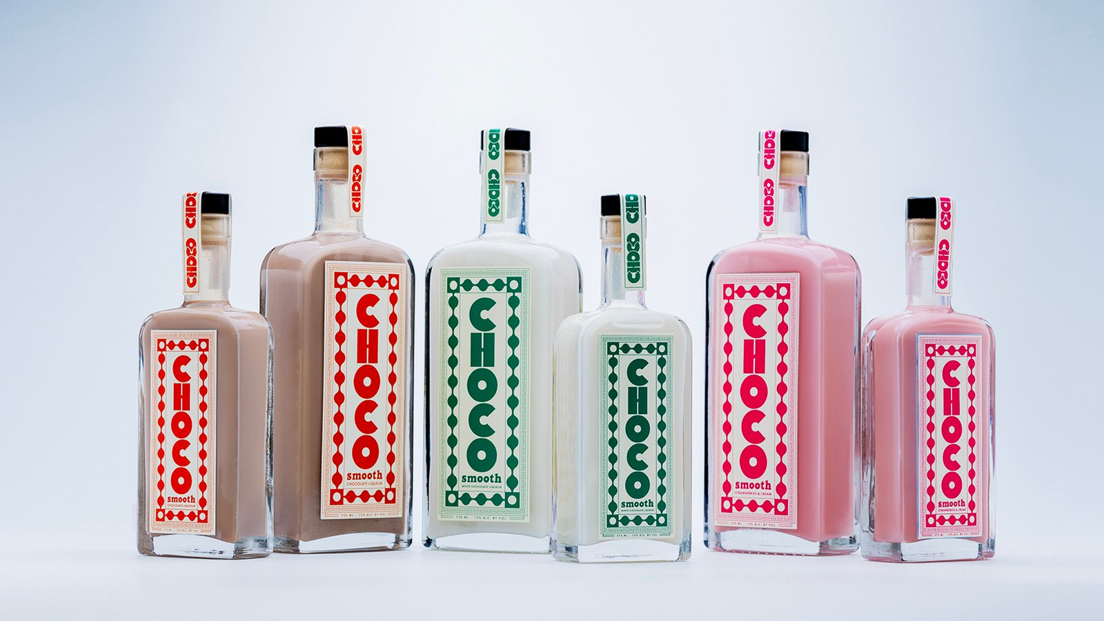 bottles of chocosmooth different bottled flavors of chocosmooth